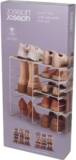 Stojak na buty Joseph Joseph Level potrójny szary 51.2 x 75.8 x 35 cm (5028420009651) - obraz 17