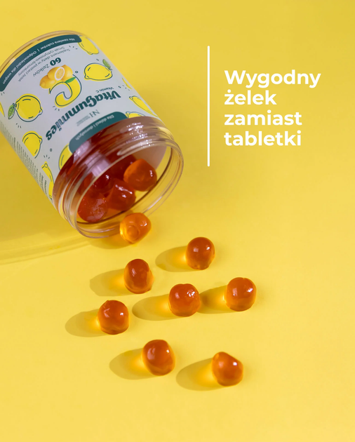 Харчова добавка Noble Health VitaGummies з вітаміном С 60 желейок (5906630601387) - зображення 4