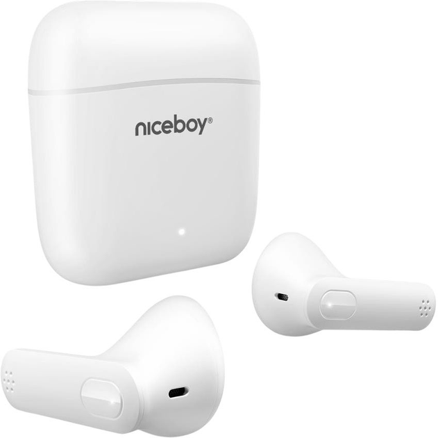 Słuchawki Niceboy HIVE Beans White (8594182425154) - obraz 3