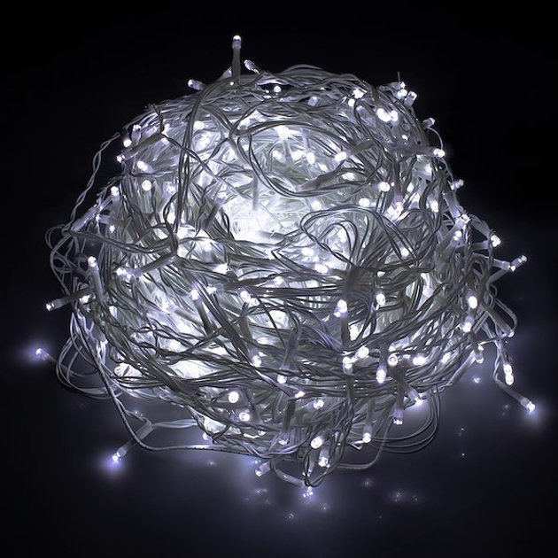 Kurtyna świetlna Springos CL0500 Sople 500 LED Zimna biała (5907719410685) - obraz 7