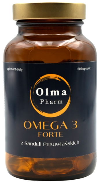Suplement diety Olma Pharm Omega 3 Forte z Sardeli Peruwiańskich 60 kapsułek (5904474880647) - obraz 1