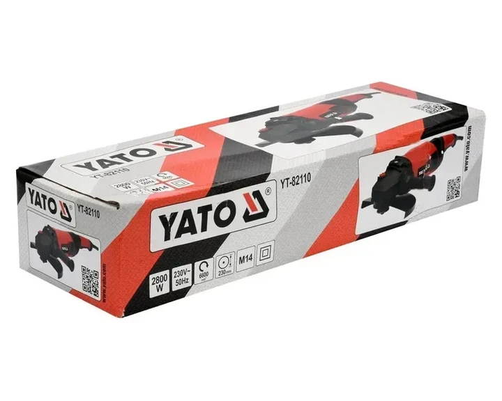 Шліфмашина кутова мережева YATO YT-82110 P 2800 Вт 6600 об/хв - изображение 2
