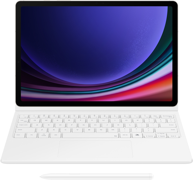Etui z klawiaturą Samsung Book Cover Keyboard do Samsung Galaxy Tab S10 / S9 / S9 FE White (EF-DX725UWEGWW) - obraz 6