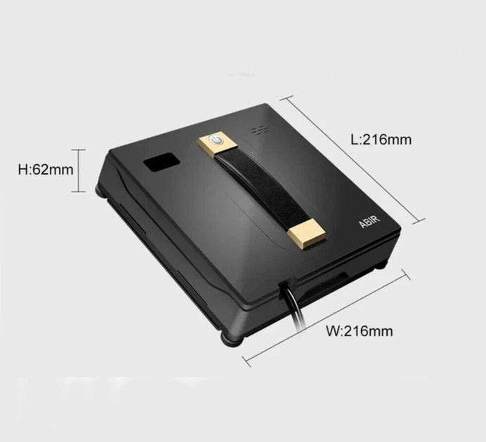 Робот для мойки окон ABIR WD8 Black пульт, с автоматическим распылением и функцией защиты от падения + приложение - Фото 3 Робот для мойки окон ABIR WD8 Black пульт, с автоматическим распылением и функцией защиты от падения + приложение - изображение 3