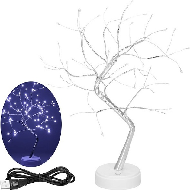 Світлодіодне дерево Springos CL0861 45 см 90 LED Холодний білий (5907719491028) - зображення 2