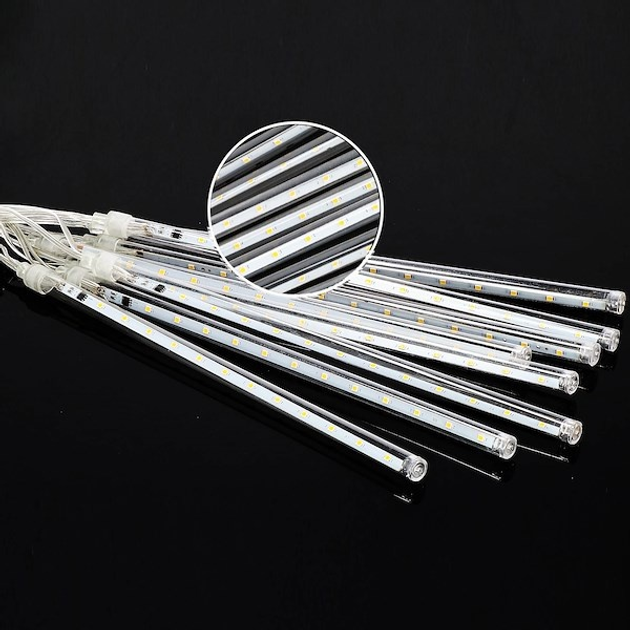 Гірлянда Springos CL1212 Метеори 480 LED Тепла біла (5907719422275) - зображення 7