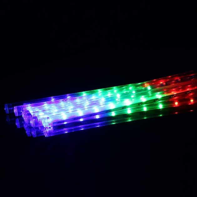 Kurtyna świetlna Springos CL1216 Meteory 144 LED Multikolor (5907719422312) - obraz 6