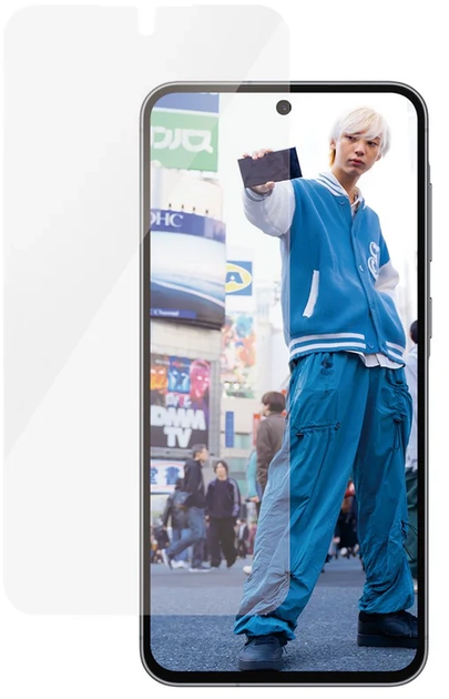 Захисне скло PanzerGlass Screen Protector Ultra-Wide Fit для Samsung Galaxy A56 5G (PGRNUWFG38380) - зображення 3
