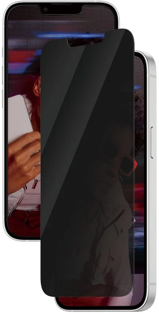 Захисне скло PanzerGlass Privacy Screen Protector Ultra-Wide Fit для Apple iPhone 16e/14/13/13 Pro (SARPUWFG29845) - зображення 3