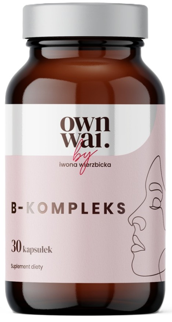 Вітамінний комплекс OWNWAI B-Kompleks 30 капсул (5905806911718) - зображення 1