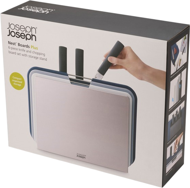 Набір для нарізання Joseph Joseph Nest Boards Plus 6 елементів (5028420003338) - зображення 12