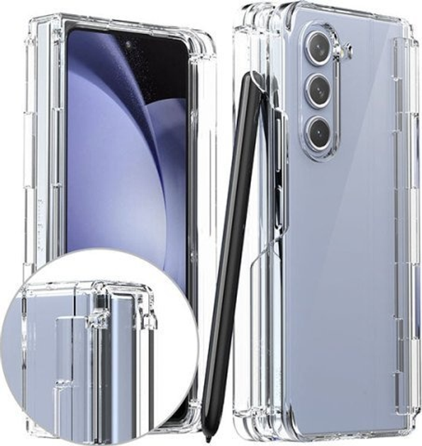 Etui plecki Araree Nukin 360 P do Samsung Galaxy Z Fold 5 Transparent (AR20-01764A) - obraz 1