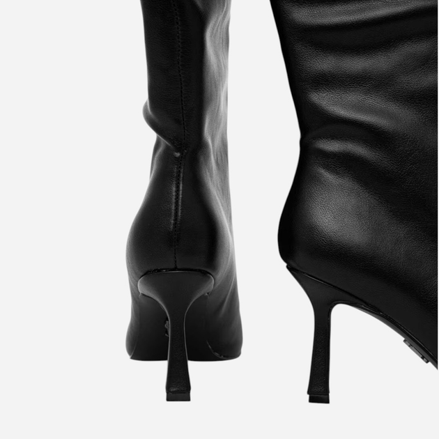 Kozaki damskie na szpilce Steve Madden Jazz Up Boot SM11002182-001 40 25.4 cm Czarne (8720236834430) - obraz 3