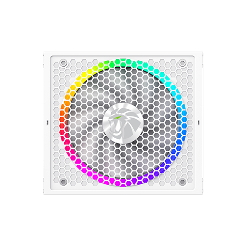 Блок питания модульный для ПК GameMax RGB PRO 850G WH, ATX 3.1, 850W, 140 мм вентилятор, 80+ Gold, White - изображение 2