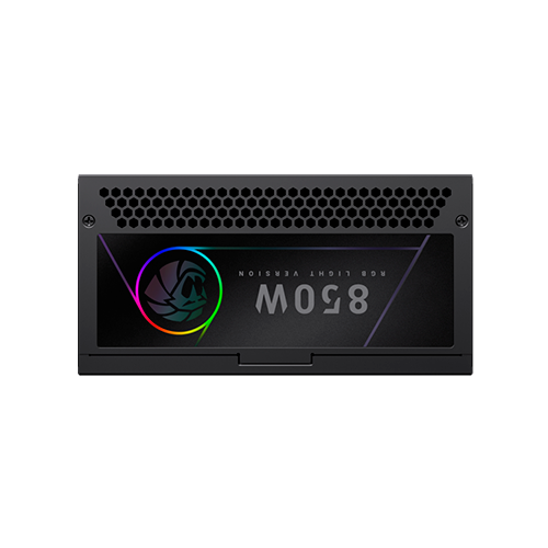 Блок питания GameMax RGB 850G Черный 850W ATX 2.53 модульный 80+ Gold 140 мм вентилятор подсветки RGB для ПК (RGB 850G) - изображение 3