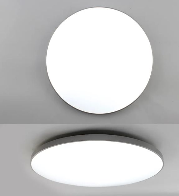 Управляемый светодиодный светильник-люстра Esllse MOON 50W 3000-6500K R-ON/OFF-380x65-WHITE/SILVER-220-lP40 - изображение 4