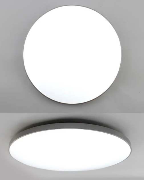 Керований світлодіодний світильник Esllse MOON 70W 3000-6500K R-ON/OFF-450x65-WHITE/SILVER-220-IP40 - зображення 7