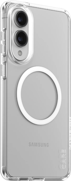 Etui CARE by PanzerGlass Flagship Urban Combat White QI do Samsung Galaxy S25 Edge Clear (PAN001150) - obraz 1