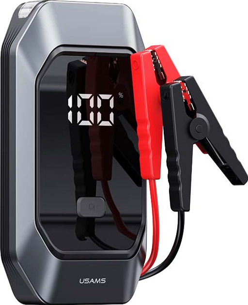 Пускозарядний пристрій Usams ZB284ZDB01 500A 8000 mAh Black (ZB284ZDB01) - зображення 2