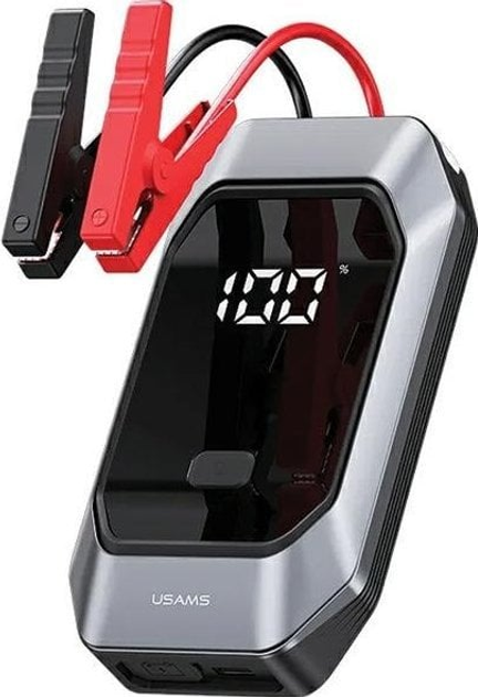 Пускозарядний пристрій Usams ZB284ZDB01 500A 8000 mAh Black (ZB284ZDB01) - зображення 3