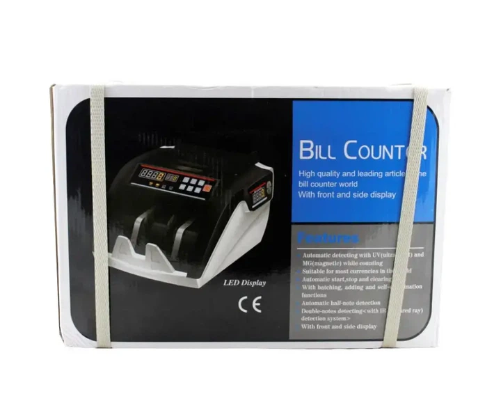 Счетная машинка для денег Bill Counter 5800MG высокая скорость 900 банкнот в минуту 300 банкнот - изображение 4