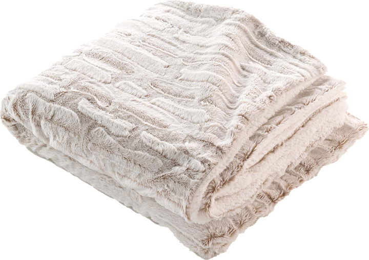 Koc Douceur d'interieur Lynx pluszowy ze sztucznego futra 125 x 150 cm (3574386121163) - obraz 1