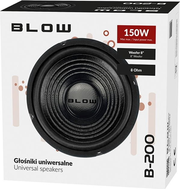 Автоакустика Blow B-200 8 Ом (5900804104629) - зображення 3