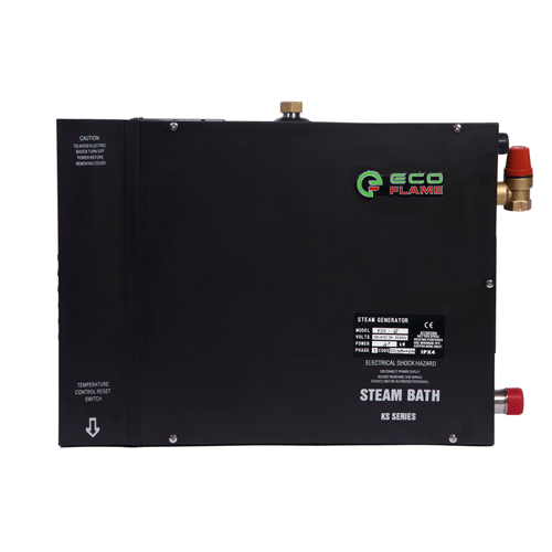 Парогенератор для хаммама EcoFlame KSB45C 4,5 кВт с кнопкой - изображение 2