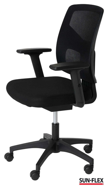 Офісне крісло Sun-Flex Officechair MB 250305 Black (7350042902828) - зображення 1