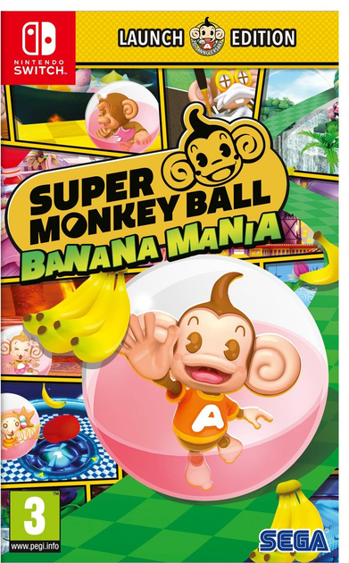Гра Nintendo Switch Super Monkey Ball Banana Mania Launch Edition (Картридж) (5055277044627) - зображення 1