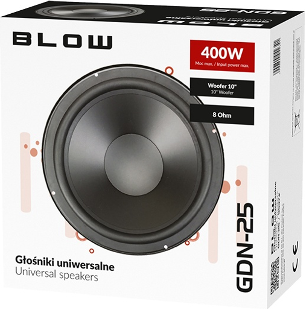 Głośnik samochodowy Blow GDN25 8 Ohm (5900804042341) - obraz 3