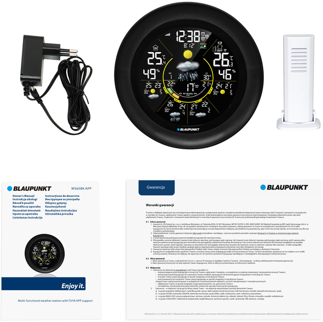 Метеостанція Blaupunkt WS65BK APP (5901750508127) - зображення 7