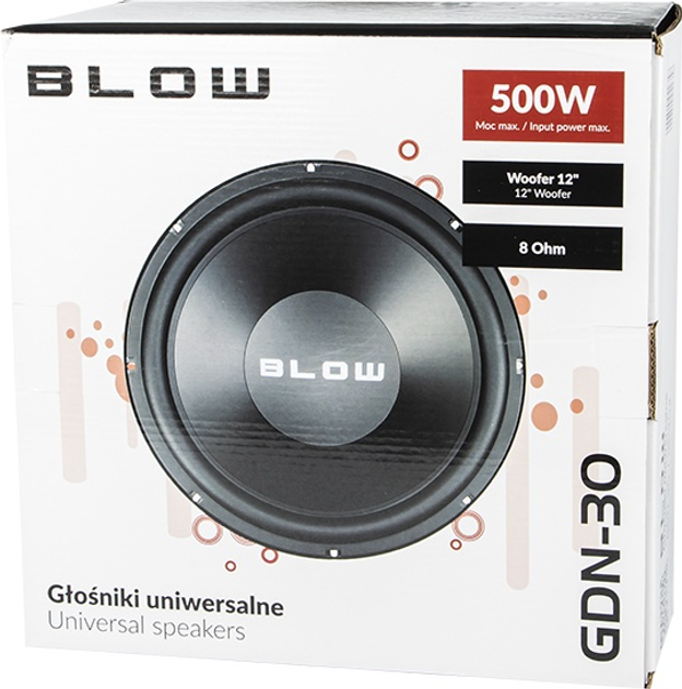 Głośnik samochodowy Blow GDN30 8 Ohm (5900804042358) - obraz 2