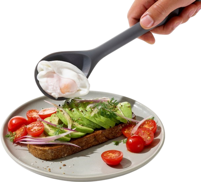 Шумівка Oxo Good Grips силіконова чорна (719812689746) - зображення 6