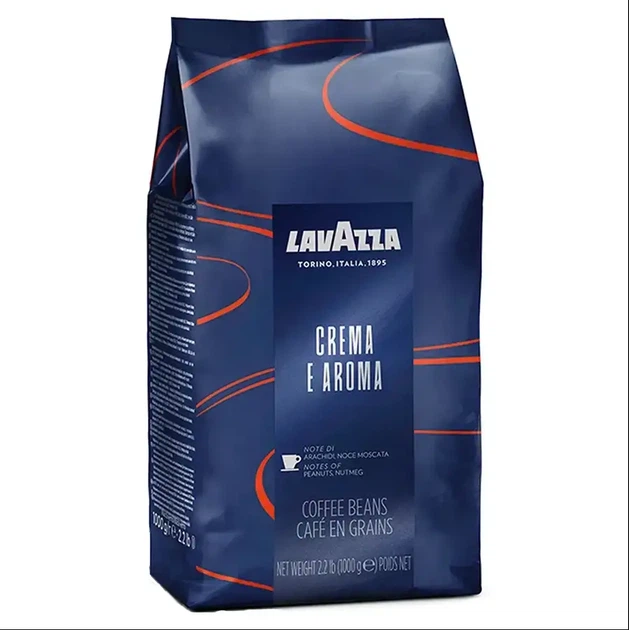 Кава в зернах Lavazza Crema e Aroma 1 кг (322) - Фото 2 Кава в зернах Lavazza Crema e Aroma 1 кг (322) - изображение 2