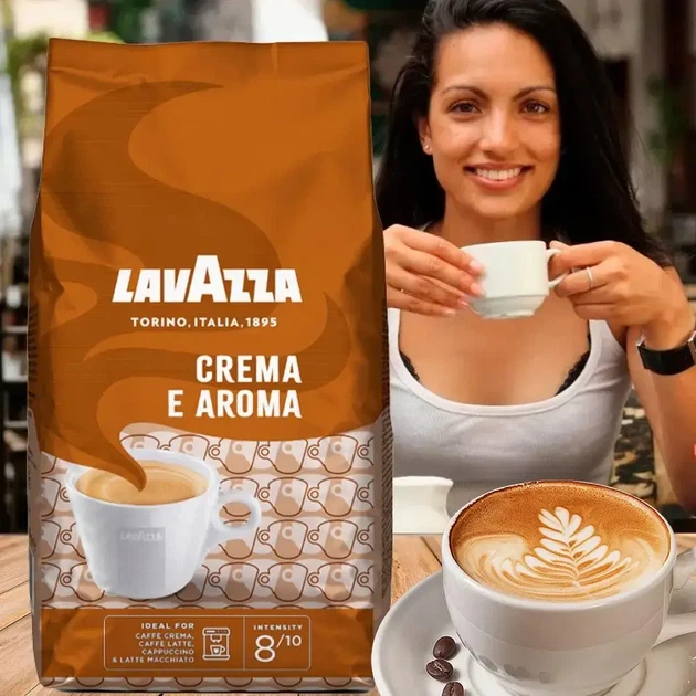 Зернова кава Lavazza Crema e Aroma 1 кг (211) - изображение 3
