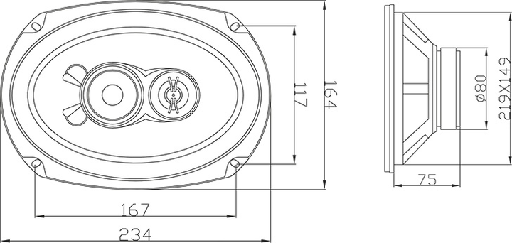 Głośniki samochodowe Blow WH-6916 (5900804056096) - obraz 2