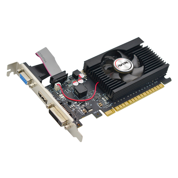 Видеокарта AFOX PCI-Ex GeForce GT710 2GB DDR3 (64bit) (954/1600) (DVI, VGA, HDMI) (AF710-2048D3L5) - изображение 2