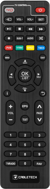 Tuner cyfrowy Cabletech URZ0338A DVB-T2 H.265 HEVC (5901890110709) - obraz 3