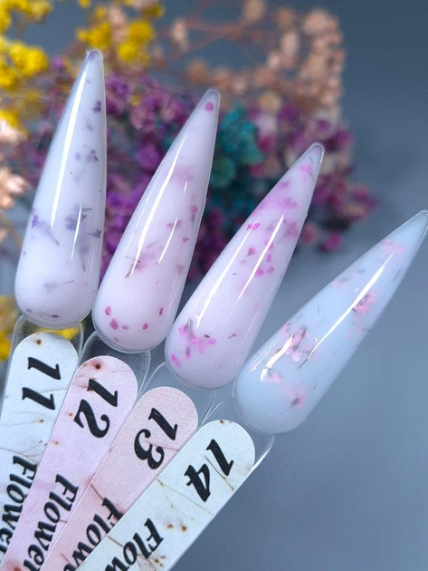 Гель з сухоцвітами для декору нігтів Flowers Gel SVN 13 (25гр