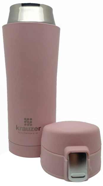 Термочашка Krauzer 350мл 86-350Pink - изображение 3
