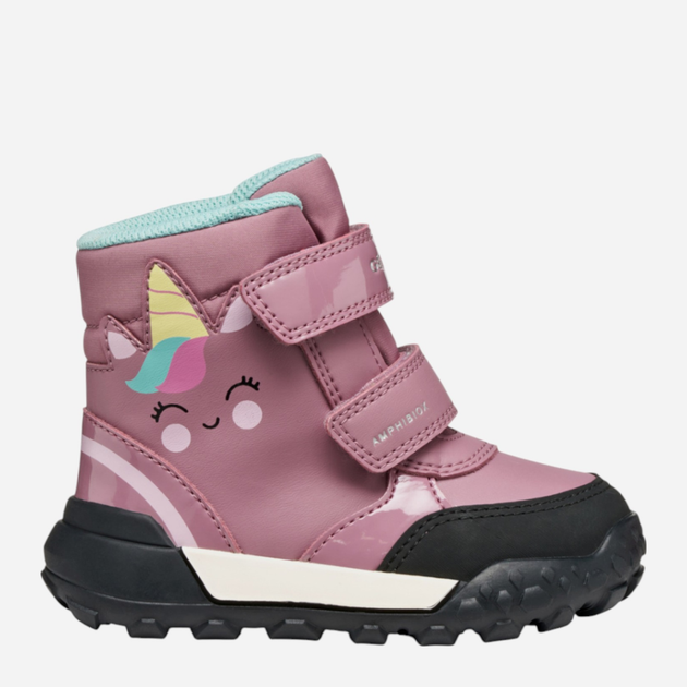Дитячі демісезонні черевики для дівчинки Geox B Trekkyup Girl B Ab B566MD-054FU-C8006 25 Рожеві (8058192465239) - зображення 1