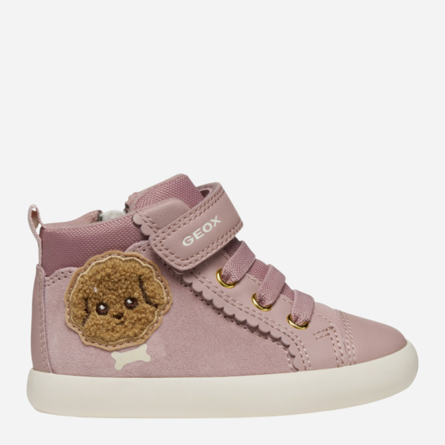 Sneakersy dziecięce wysokie dla dziewczynki Geox B Gisli Girl B561MB-022BC-C8056 26 Różowe (8058192446122) - obraz 1