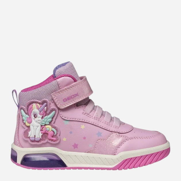 Sneakersy dziecięce wysokie dla dziewczynki Geox J Inek Girl J56ASA-0BCKC-C8206 26 Różowe (8058192429231) - obraz 1