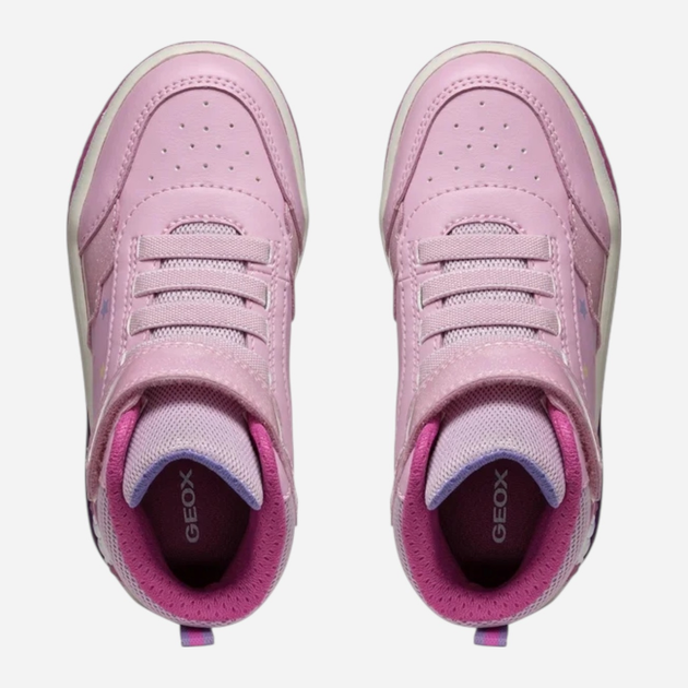Sneakersy dziecięce wysokie dla dziewczynki Geox J Inek Girl J56ASA-0BCKC-C8206 31 Różowe (8058192429279) - obraz 4