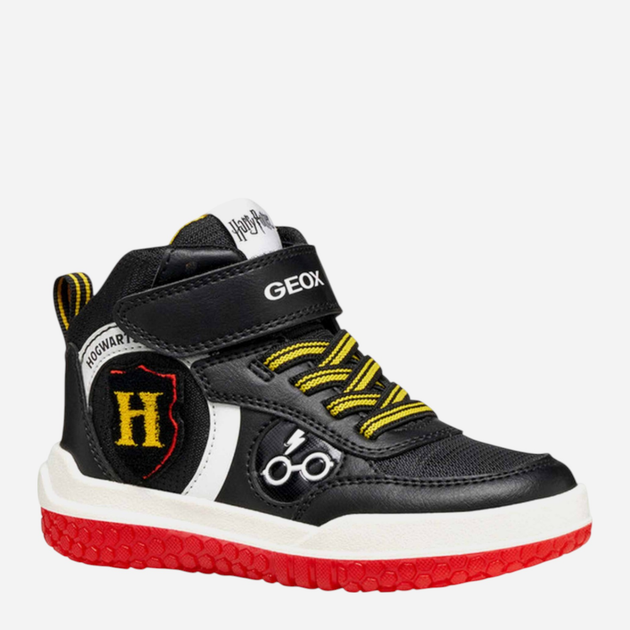 Sneakersy chłopięce wysokie Geox J Buzzerlight Boy J56MCD-054FU-C0048 28 Czarne (8058192455841) - obraz 2