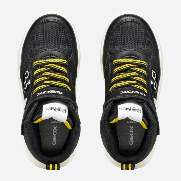 Sneakersy chłopięce wysokie Geox J Buzzerlight Boy J56MCD-054FU-C0048 25 Czarne (8058192455827) - obraz 4