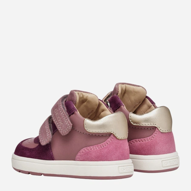 Trzewiki dziecięce dla dziewczynki Geox B Biglia Girl B564CA-02285-CL88H 21 Różowe (8058192461439) - obraz 4