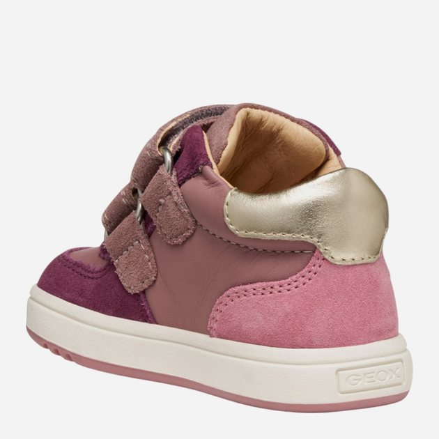 Дитячі демісезонні черевики для дівчинки Geox B Biglia Girl B564CA-02285-CL88H 25 Рожеві (8058192461477) - зображення 5