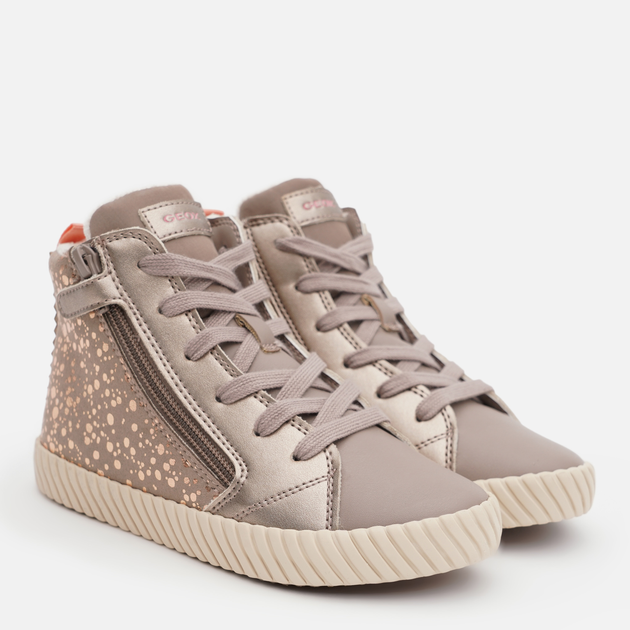 Sneakersy dziecięce wysokie dla dziewczynki Geox J Mirroless Girl J46MNA-0AUAJ-C5005 24 Beżowe (8056206992474) - obraz 2